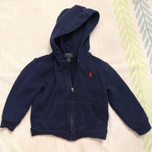 Polo Ralph Lauren Toddler Zip Hoodie 18–24M | Navy | Classic Logo